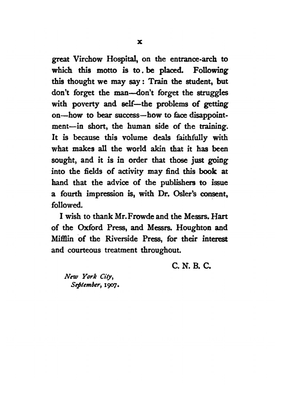 Counsels and Ideals. From the Writings of William Osler | William Osler