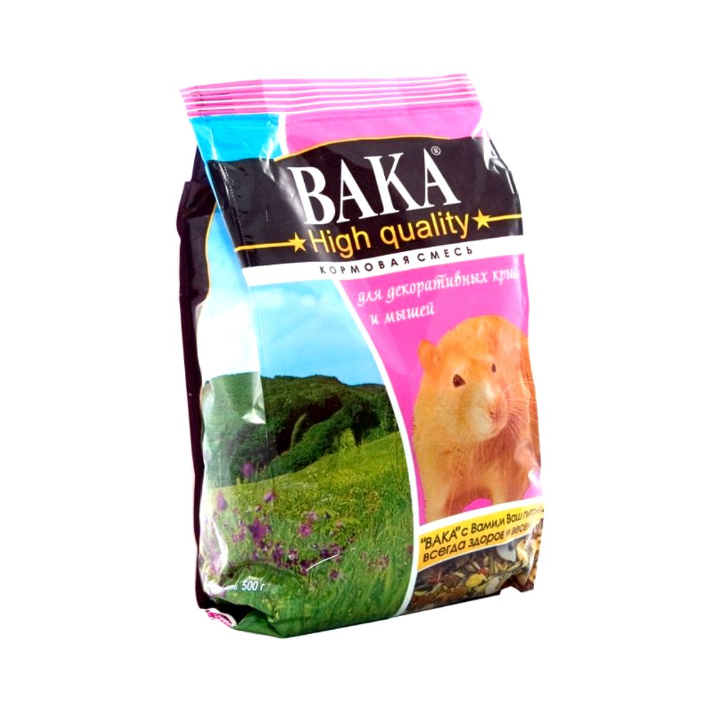 Вака High Quality корм для крыс и мышей 500 гр