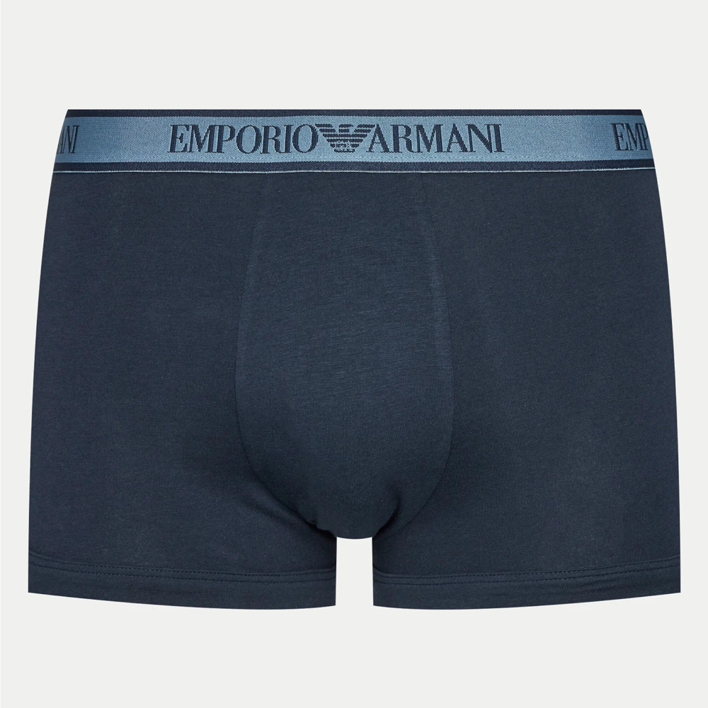 Набор мужских трусов хипсов 3в1 темно-синие Emporio Armani 111357_4F717 70435