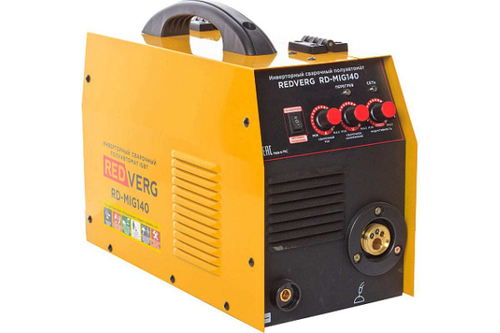 Сварочный бестрансформаторный аппарат REDVERG RD-MIG140 полуавтомат 6632721