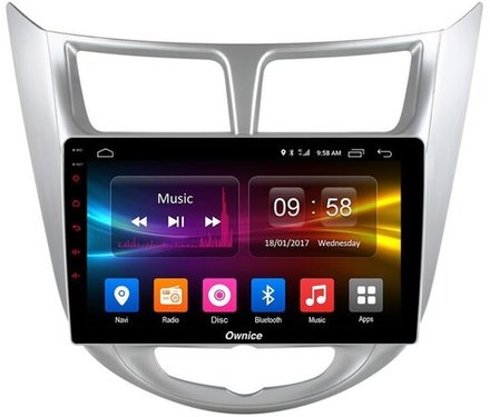 Магнитола для Hyundai Solaris 2010-2016 - Carmedia OL-9707 QLed, Android 10/12, ТОП процессор, CarPlay, SIM-слот