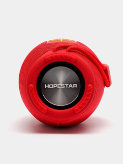 Портативная беспроводная Bluetooth колонка HOPESTAR H51/портативная акустика /блютуз колонка (Красный)