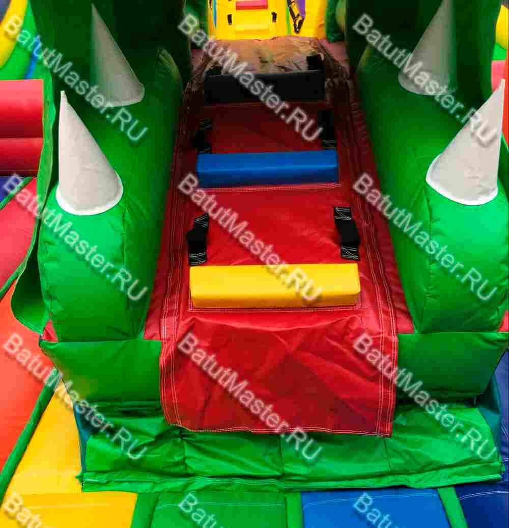 Коммерческий надувной батут "Дракончики"14*10*7,5 м