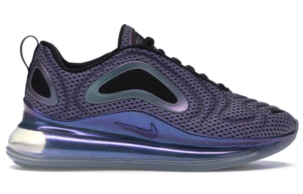 Nike Air Max 720 comfortable daily low-cut life casual shoes GS black purple