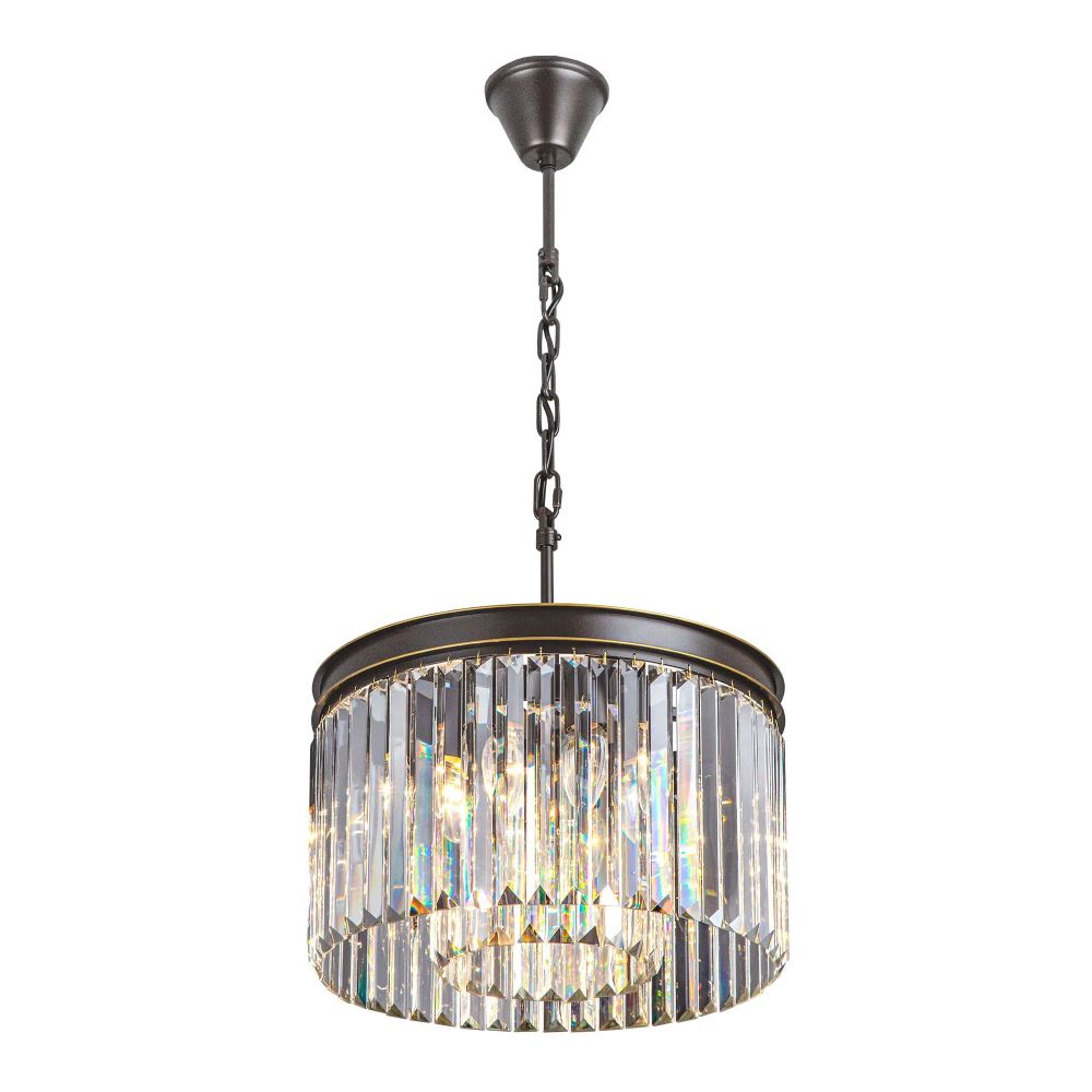 Citilux Мартин CL332081 Люстра хрустальная подвесная Прозрачная