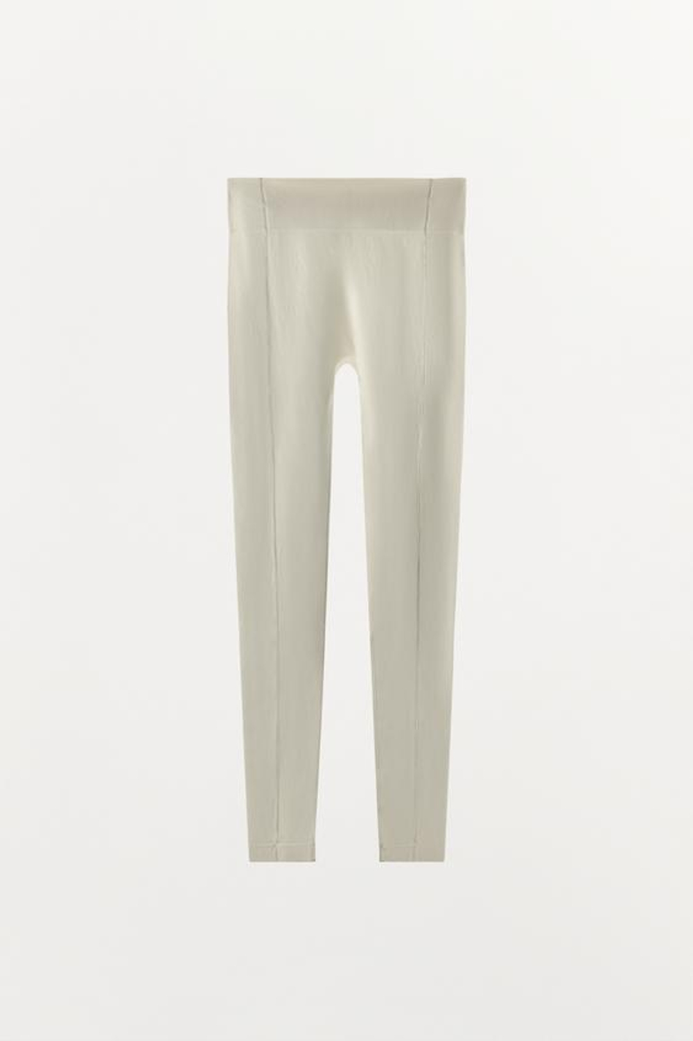 ZARA БЕСШОВНЫЕ ЛЕГИНСЫ, ЭКРЮ
