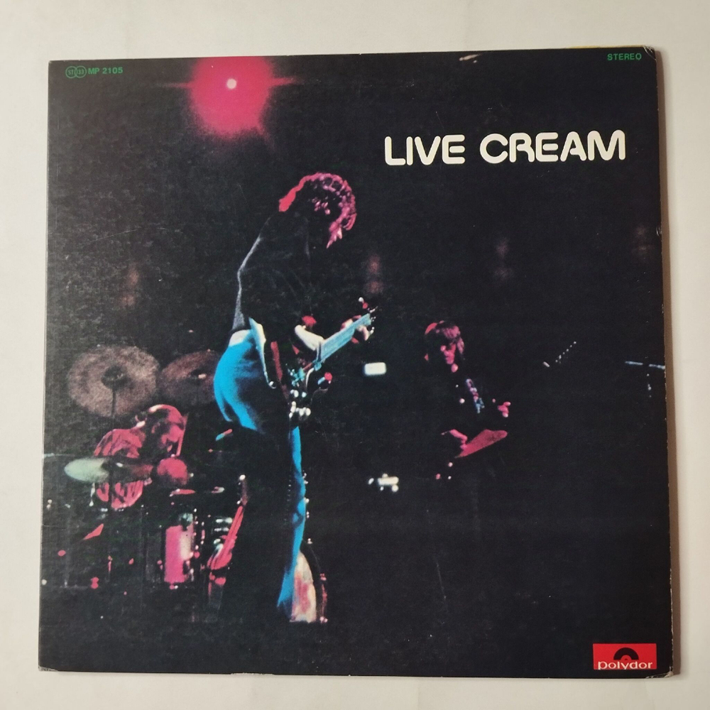 Винтажная виниловая пластинка LP Live Cream (Japan 1970) (No Obi)