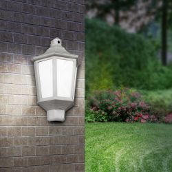 Садово-парковый светильник ЭРА «Ника» НБУ 06-60-003 60Вт белый матовый | Садово-парковые светильники