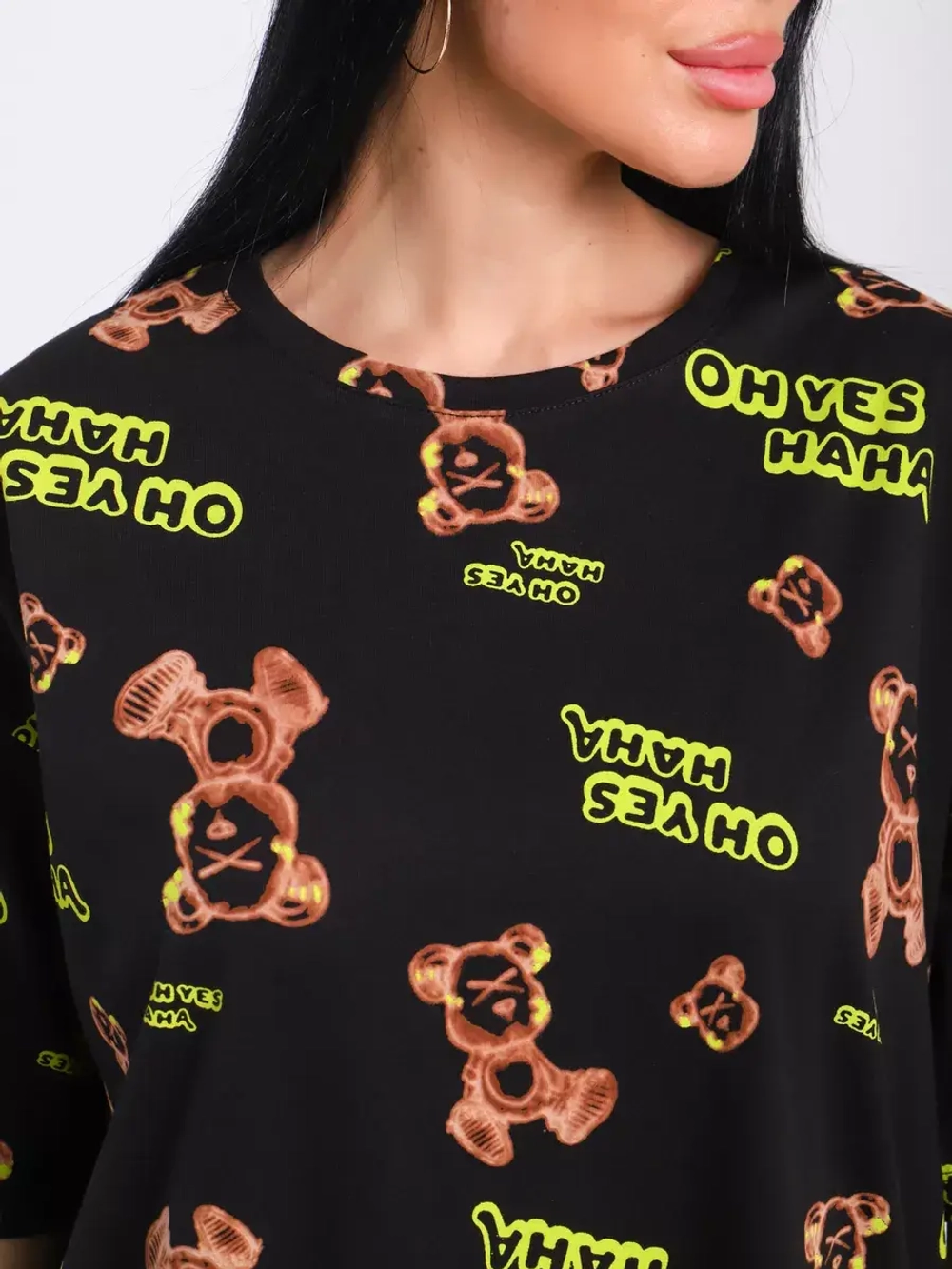 Платье-футболка спортивное оверсайз