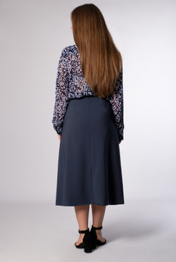 Юбка женская 4060ВП, Тёмно тёмно син #70ТТСи014060ВП