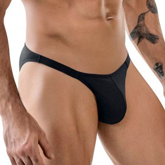 Мужские трусы слипы черные Clever Moda OOMPH BRIEF 186511