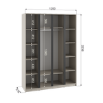 Фаворит Шкаф 4-х створчатый