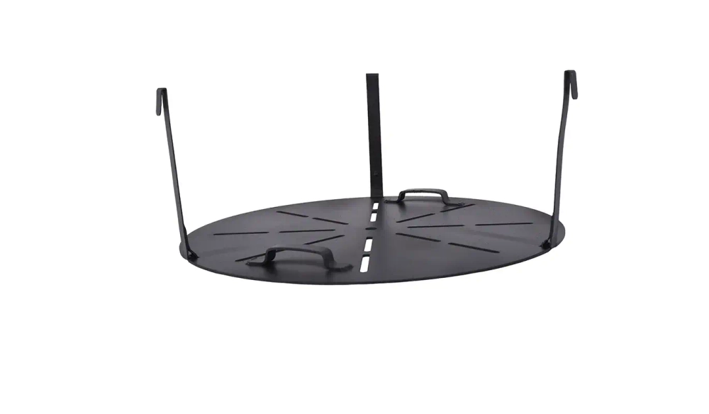 Подставка для шампуров на учаг для казана 15л (с шампурами 6шт)