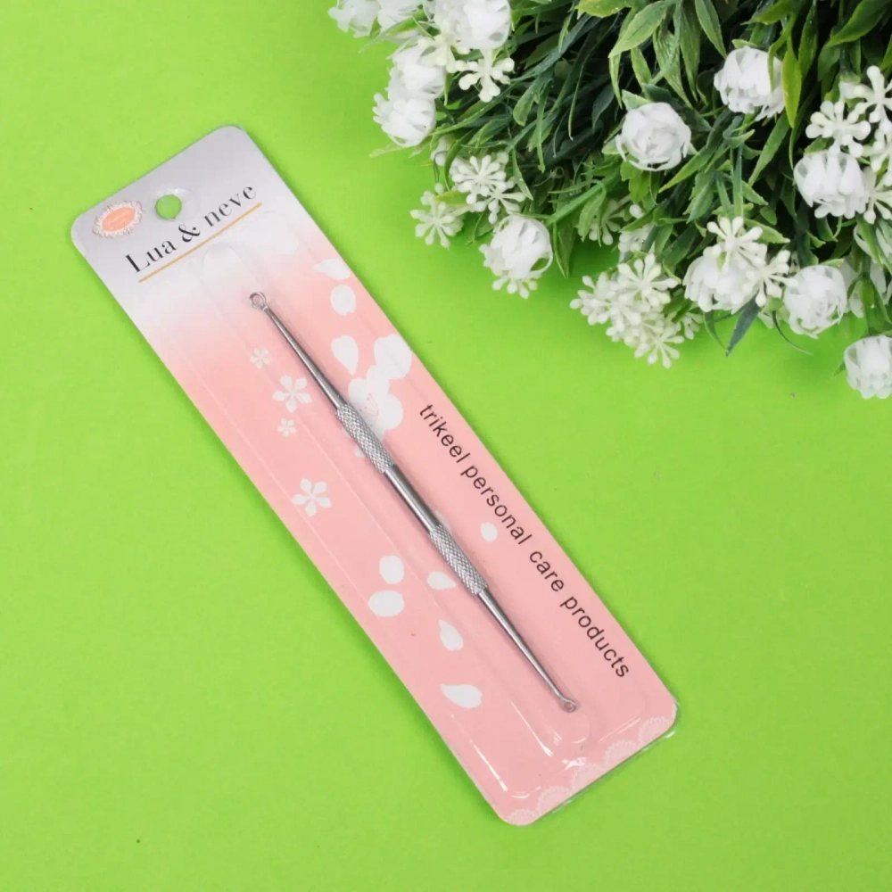 Инструмент для чистки лица на блистере «Beauty Room - UNO», цвет серебро, 14см