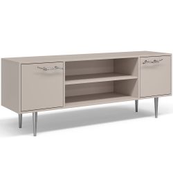 Тумба под ТВ Арт Колор matte 155см Стайл Сильвер Серый агат матовый