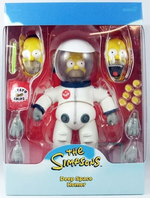 The Simpsons ULTIMATES! Deep Space Homer Figure Super7