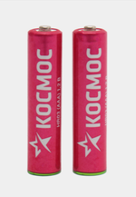 Аккумулятор AAA HR-03 / 1100 mAh Космос NiMH (2шт/уп)