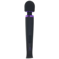 Беспроводной черный вибратор-wand 31,8см Doc Johnson Merci Power Wand 2400-11-BX