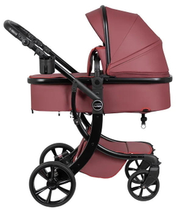 Коляска трансформер Aimile Adventurer бургунди-темный