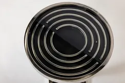 Кофейный столик "Лабиринт" серебро