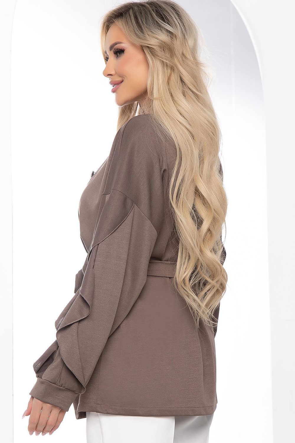 Жакет "Баттерфляй" (кофе) Б8438 LT Collection