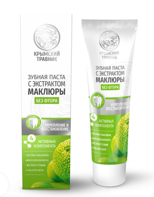Зубная паста с экстрактом Маклюры
