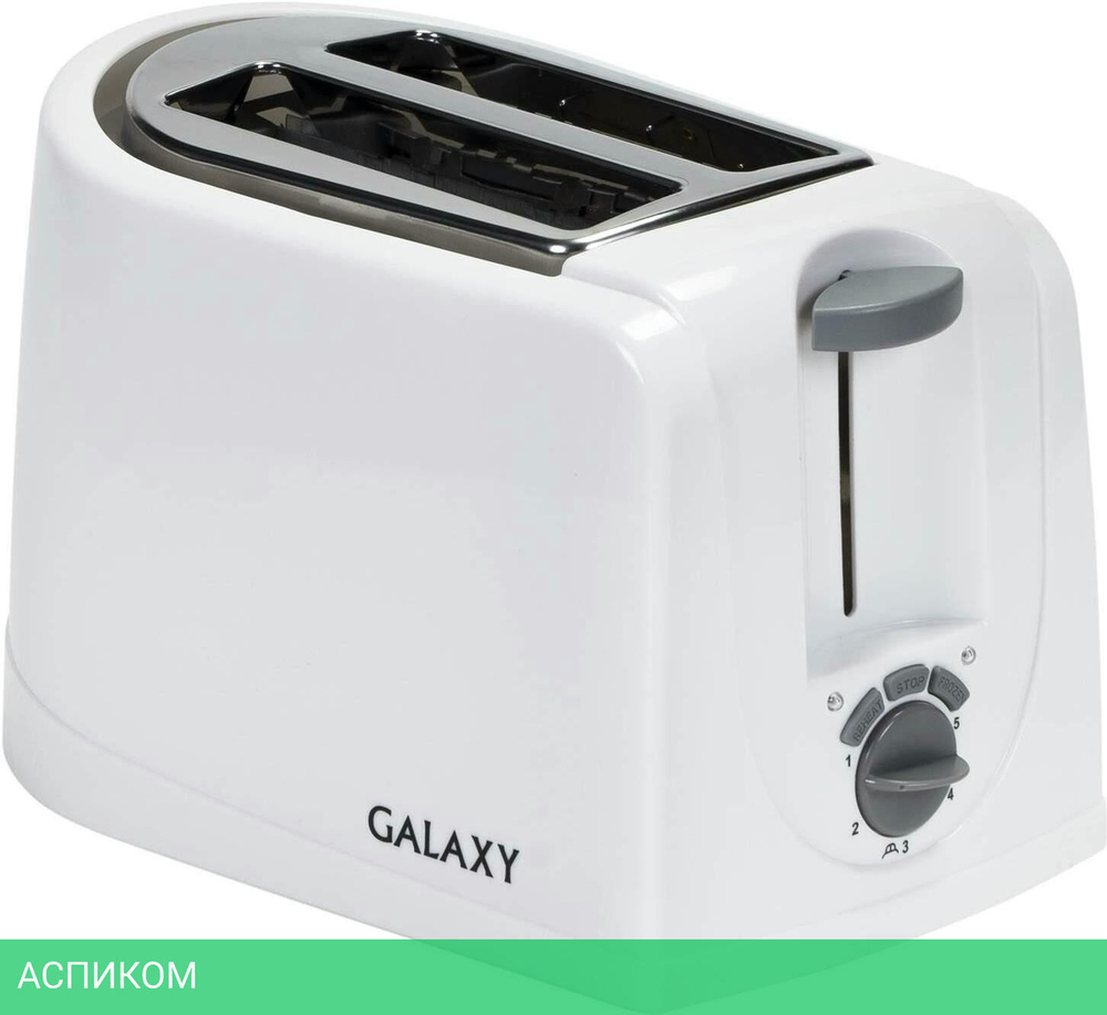 Тостер Galaxy GL2906 белый (гл2906)