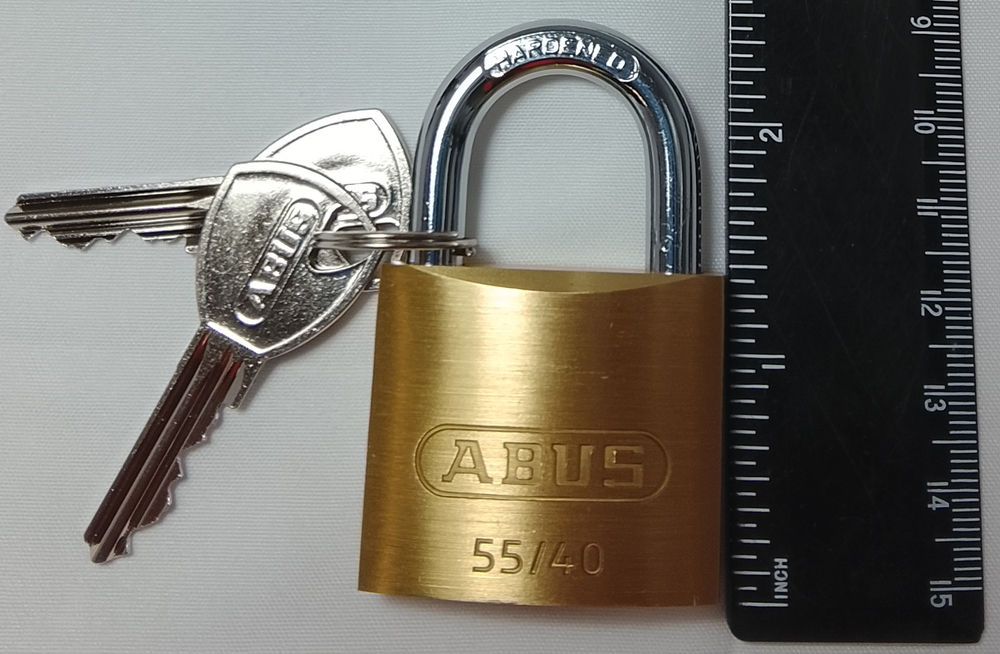 Навесной замок ABUS 55/40 латунь
