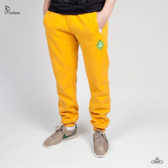 Брюки PYROMANIAC Fitted Sweatpants Желтый размер М