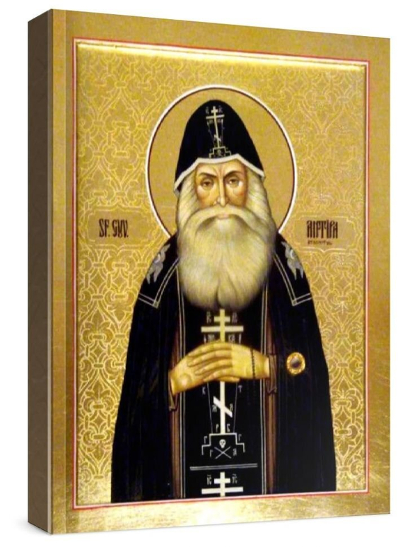 Антипа Валаамский (рукописная икона)