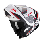 SCORPION EXO-930 NAVIG WHITE/BLACK/RED