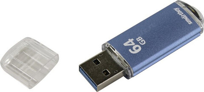 64GB USB Smartbuy V-Cut Blue