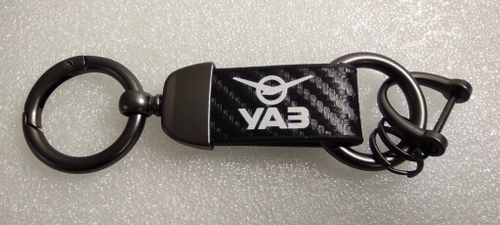 Брелок "УАЗ" карбон mini (1 шт.)