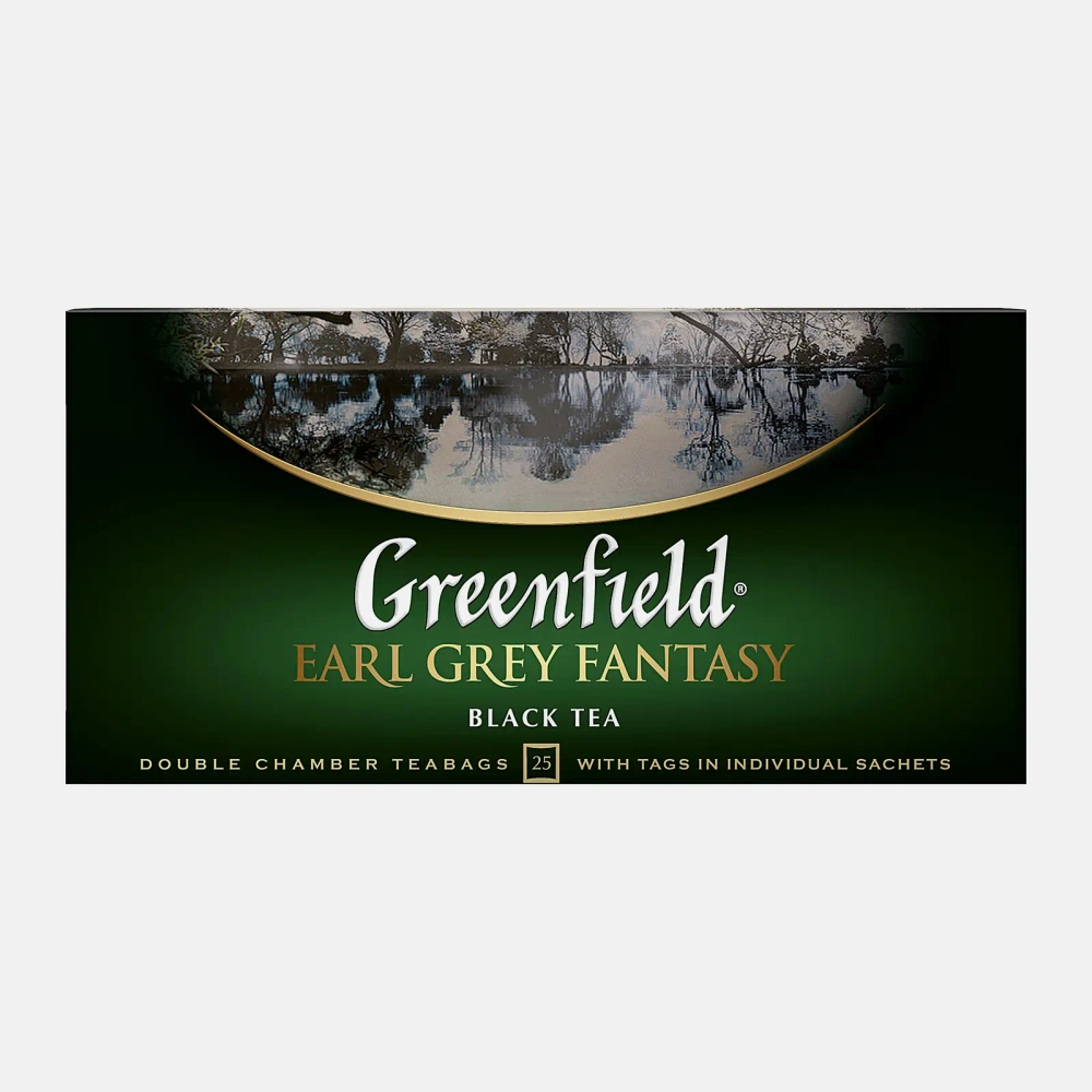 Чай черный Greenfield Earl Grey Fantasy 25пак