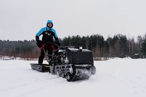 Мотобуксировщик FLAIZER GE500 1450 HP15 Maximum (2024)