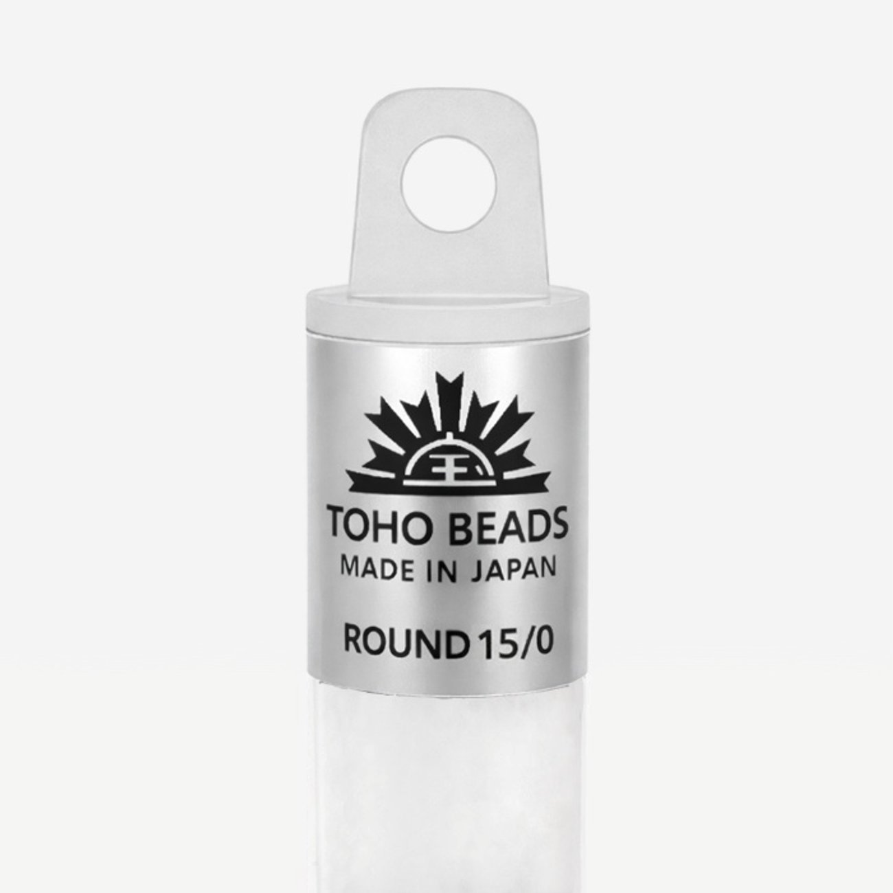 Японский бисер TOHO Round 15/0 (№1F), прозрачный матовый