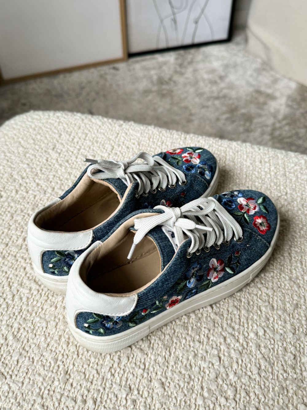 Кеды из денима Ermanno Scervino, 31,5