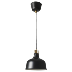 IKEA RANARP  (ИКЕА РАНАРП)  -  Подвесной светильник, черный, 23 см