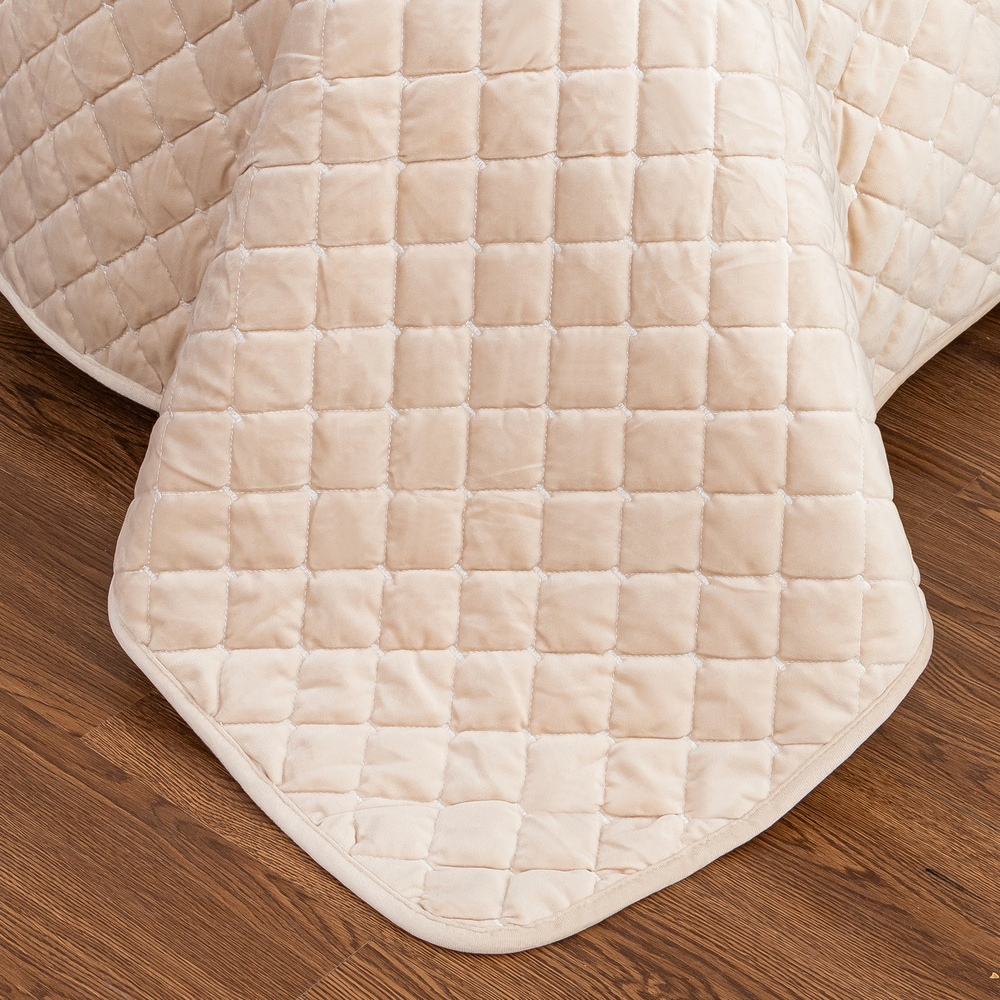 Велюровое покрывало ромб OVF004