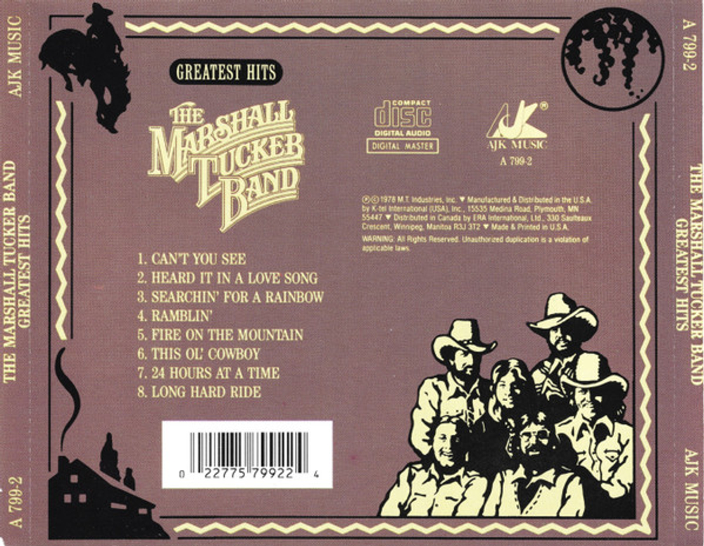 The Marshall Tucker Band / Greatest Hits (CD)