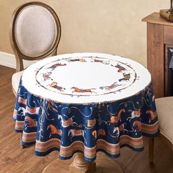 СКАТЕРТЬ КРУГЛАЯ "PASSAGE" 220СМ ,БЕЛЫЙ,100%ХЛОПОК,ТВИЛ,ПРОПИТКА