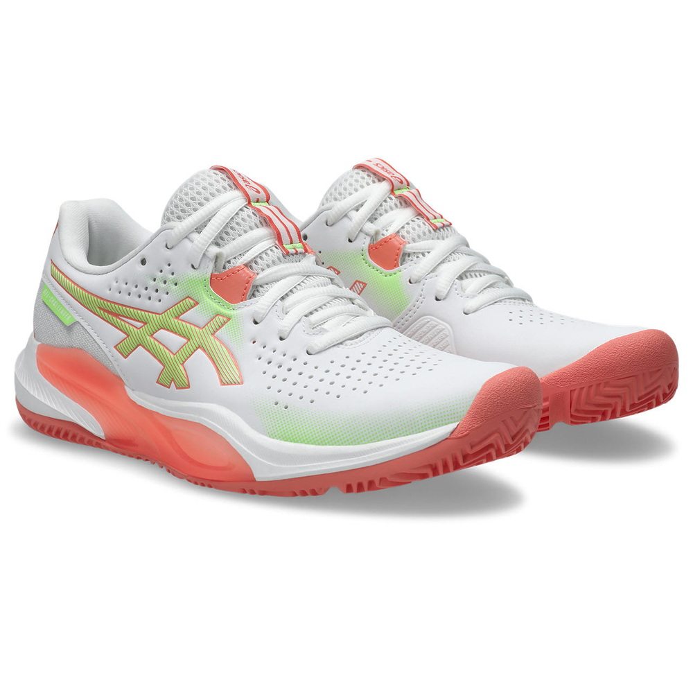 Женские кроссовки для Падел Asics Gel-Challenger 15 Padel - white/guava