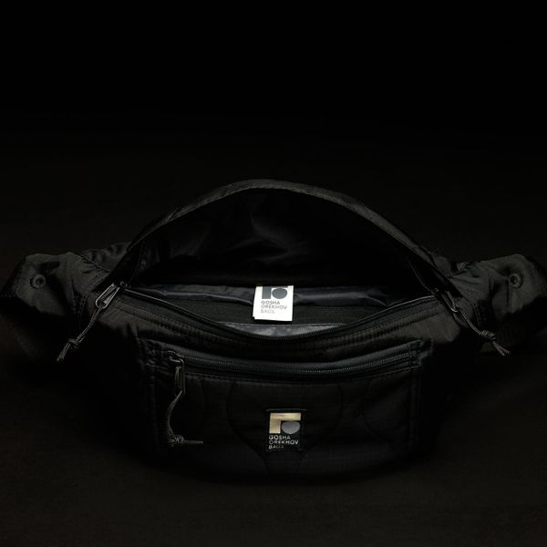 Сумка поясная Go Refrigi Waves Waist черная - фото 3