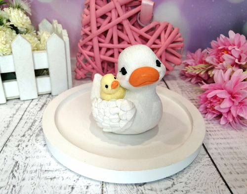 Силиконовая форма Уточка с малышом