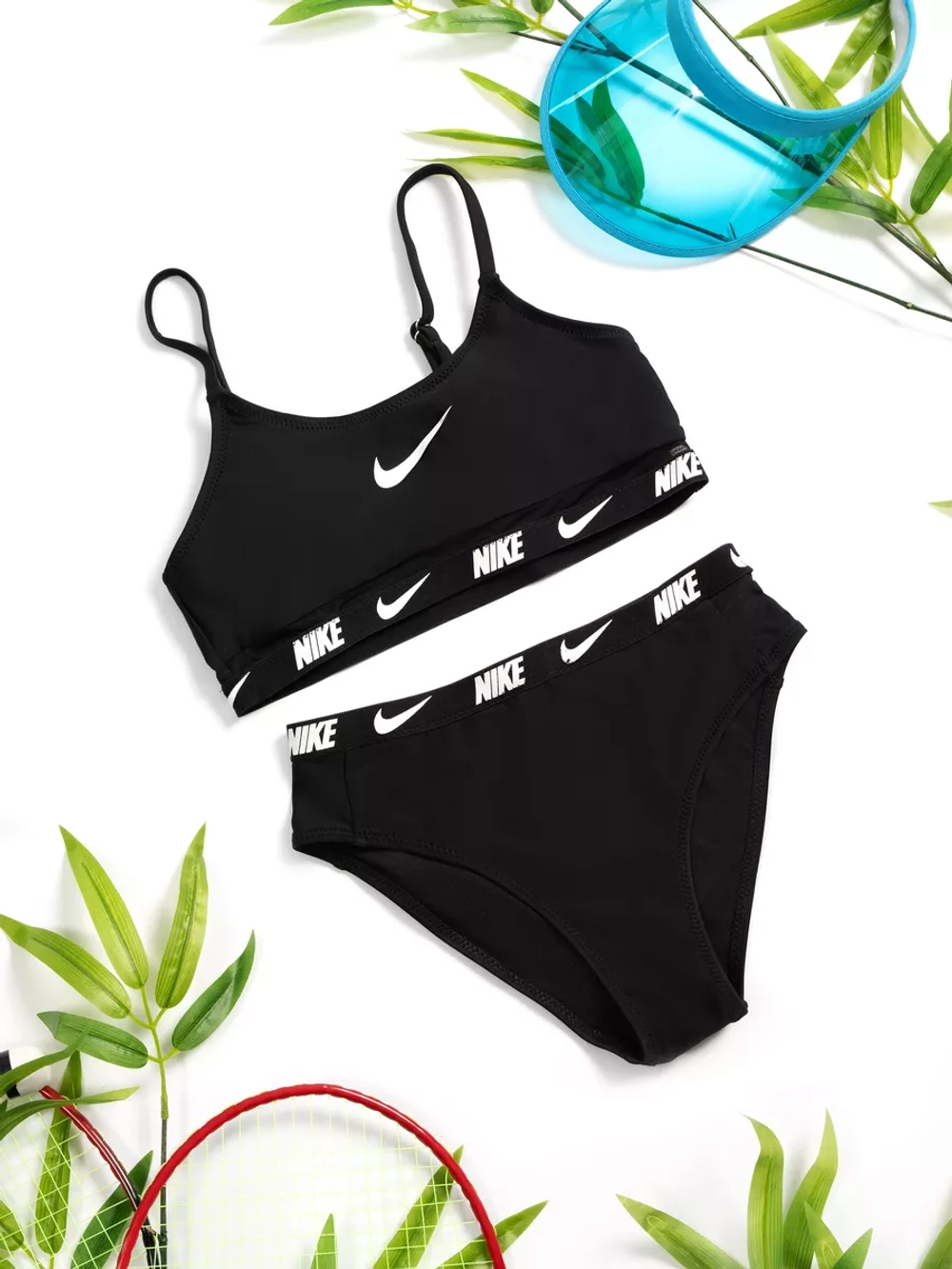 купальник раздельный с высокой посадкой