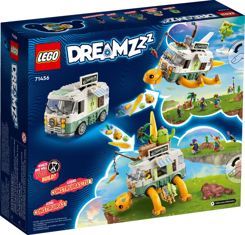 Конструктор LEGO DREAMZzz 71456 Черепаший фургончик миссис Кастильо