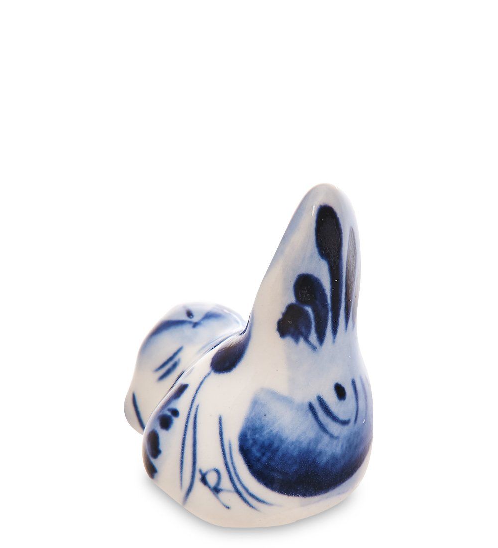 ГЛ- 731 Фигурка «Воробей» (Гжельский фарфор)