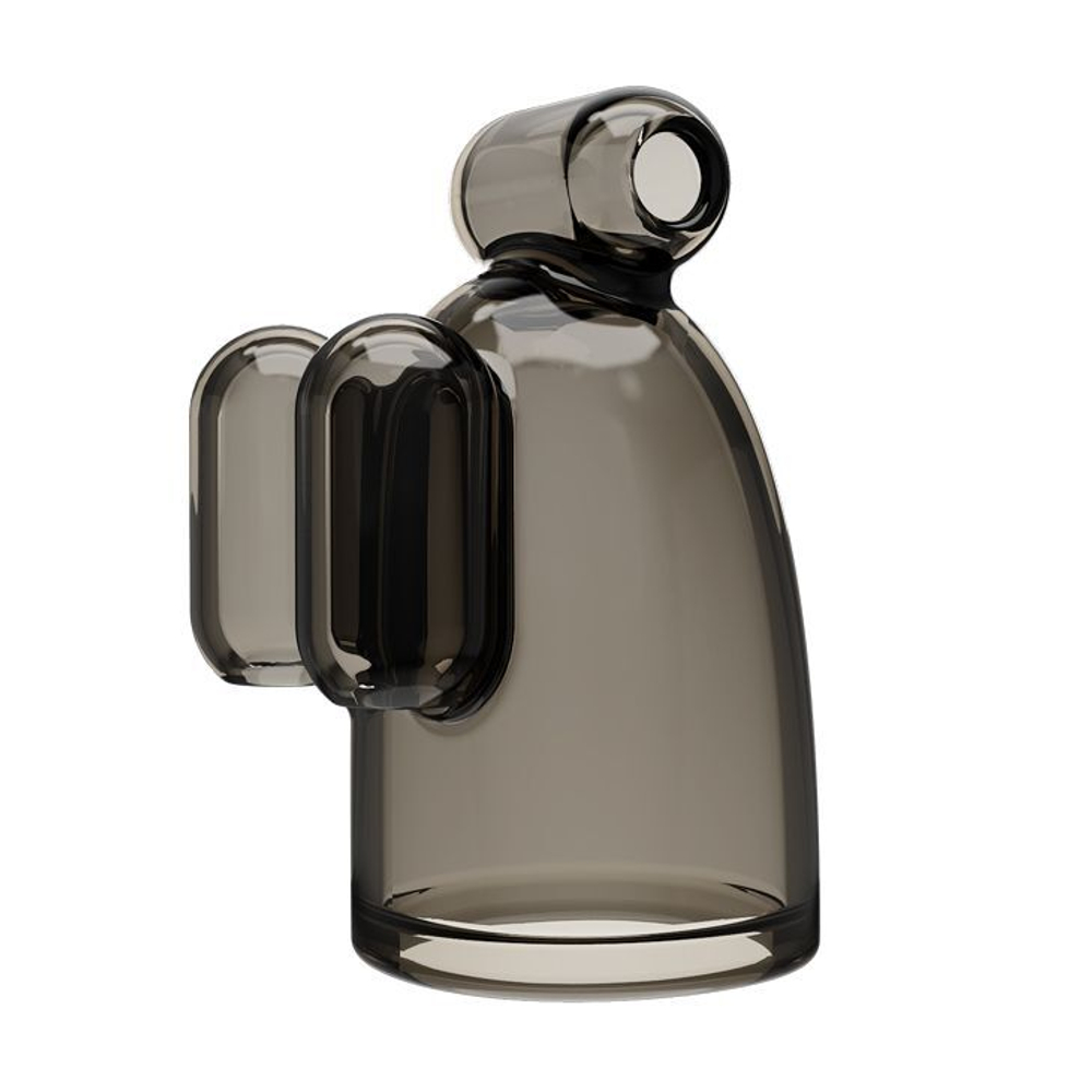 Насадка‑мастурбатор Baile Vibrating Crystal Cap III с 2 вибропулями