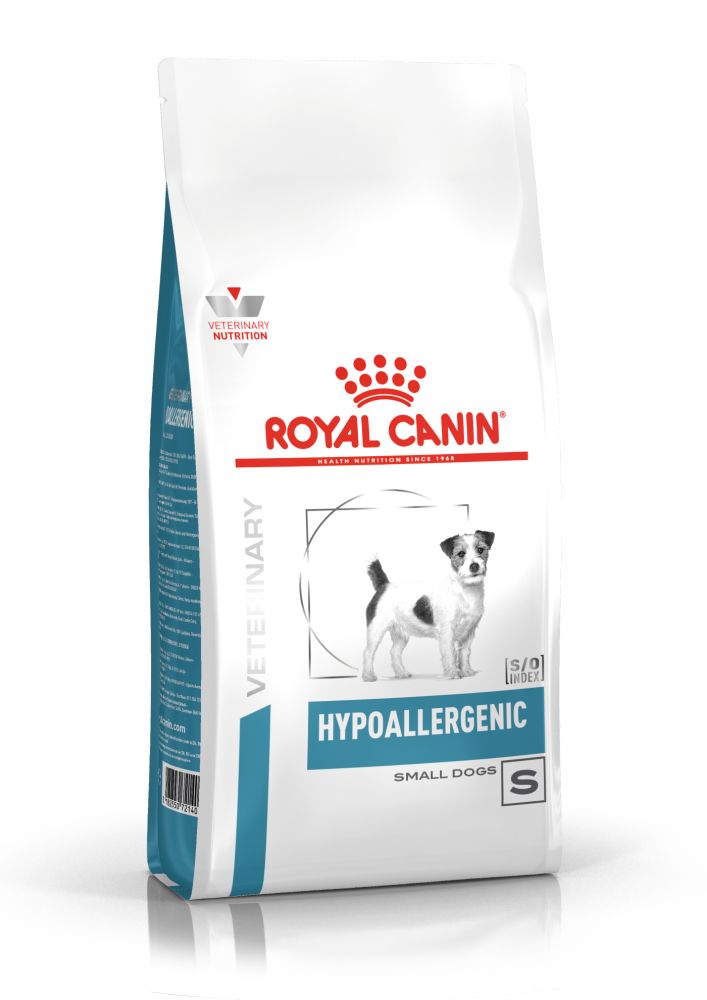 Сухой корм Royal Canin Hypoallergenic Small Dog для собак мелких пород при пищевой аллергии или пищевой непереносимости, 1 кг