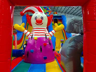 Коммерческий надувной батут «Парк развлечений 2» 12*6*7 м